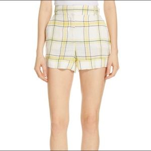 Veronica Beard Carrito Plaid Shorts - Size 2